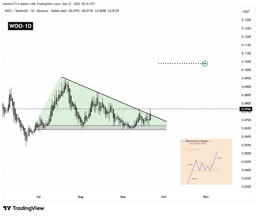 WOO Daily Chart