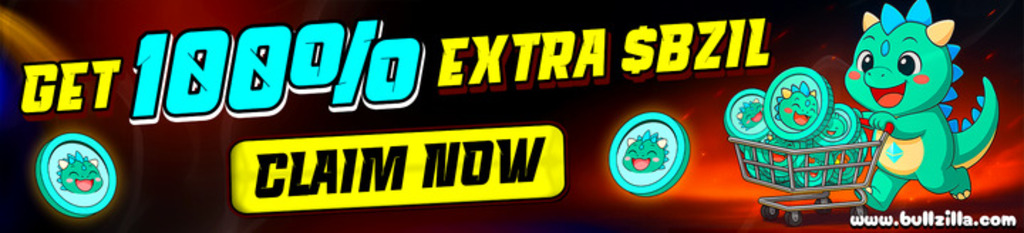 Infographic detailing BullZilla presale stages and bonus offers