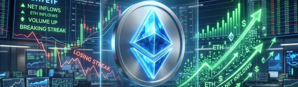 Ethereum ETFs End Losing Streak