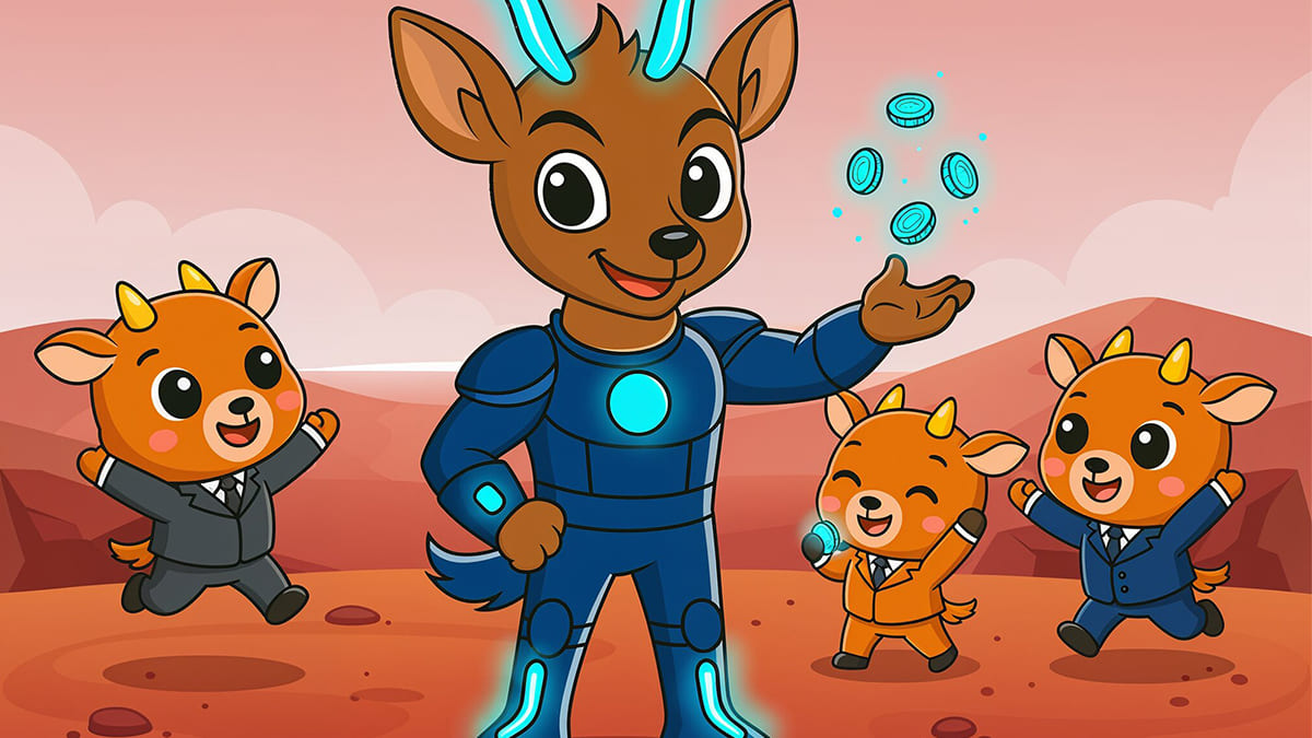 Crypto market illustration