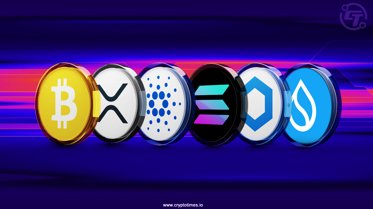 Crypto Price Today (April 28, 2025) XRP Spikes while SUI, SOL, LINK, ADA Follow; Bitcoin Aims to Reclaim $100k