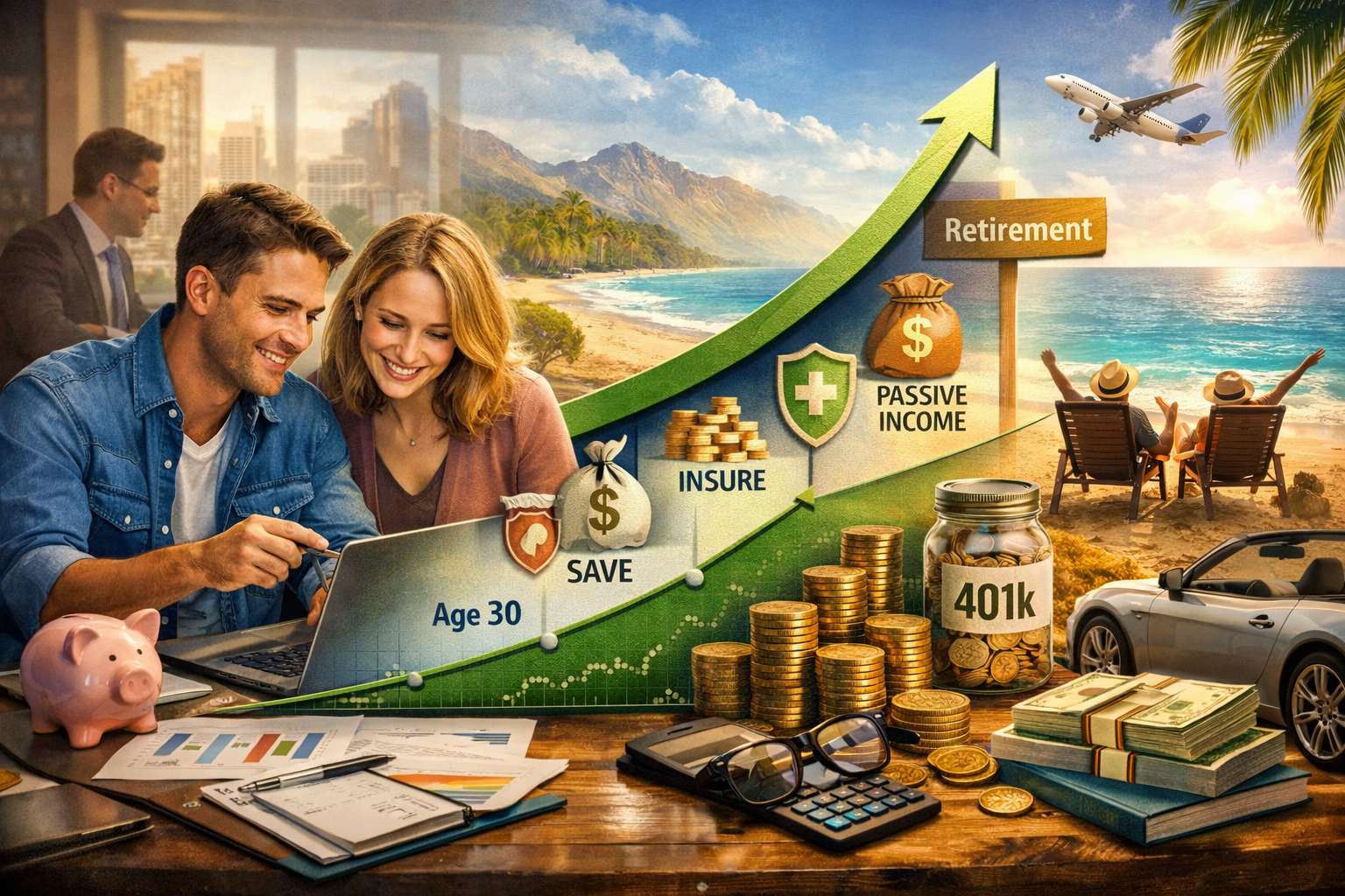 The 10 Ultimate Money Moves: How 30-Somethings Can Skyrocket Retirement Savings and Secure Financial Freedom