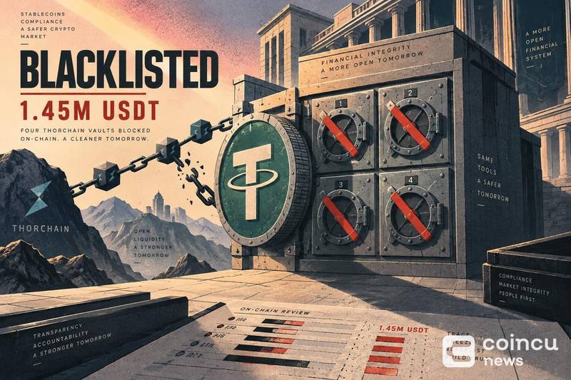 Tether Blacklists 4 THORChain Vaults Linked to 1.45M USDT