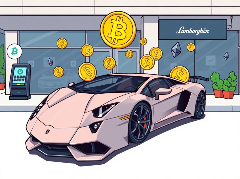 Revolutionary Crypto Payments Arrive at Lamborghini Dealerships via Lyzi