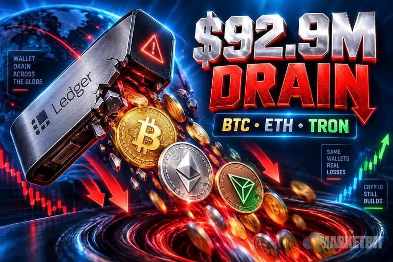 Ledger-Related Wallet Drain Reaches $92.9M Across BTC, ETH and TRON