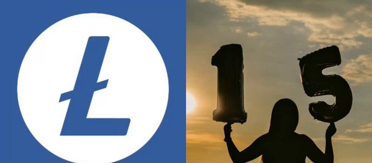 Litecoin is 15 years old today