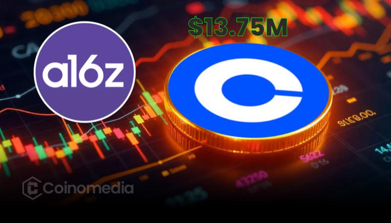 a16z Moves $13.75M in COMP to Coinbase