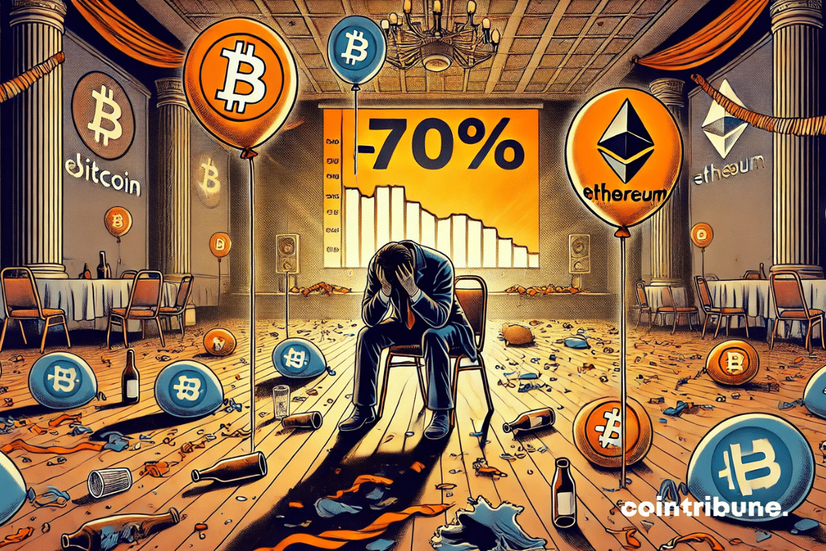 Crypto: Trading Volumes Drop By 70%, Post-election Euphoria Has Quickly Turned