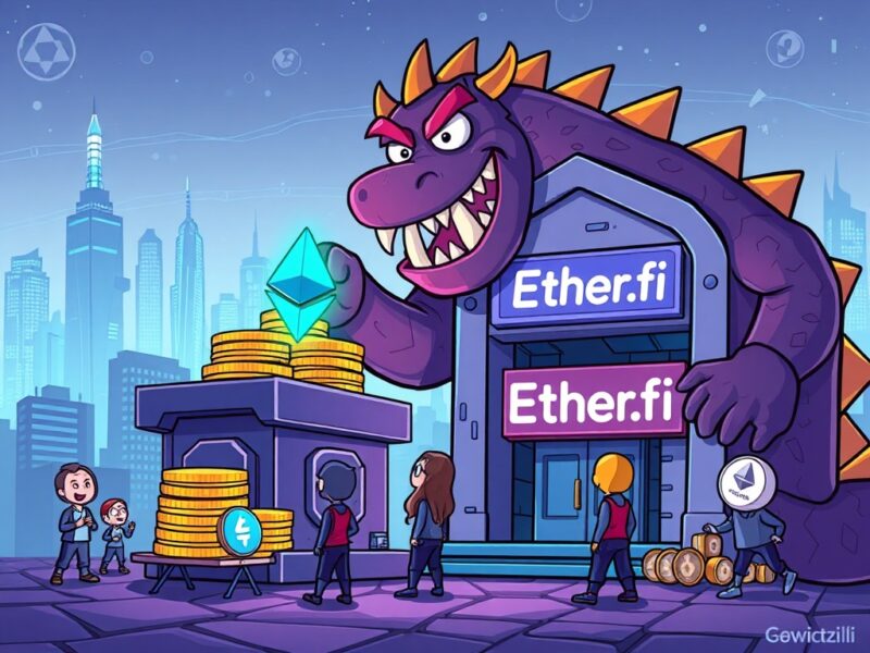 Ethereum Restaking: ETHZilla’s Monumental $100 Million Deposit Ignites Ether.fi Growth