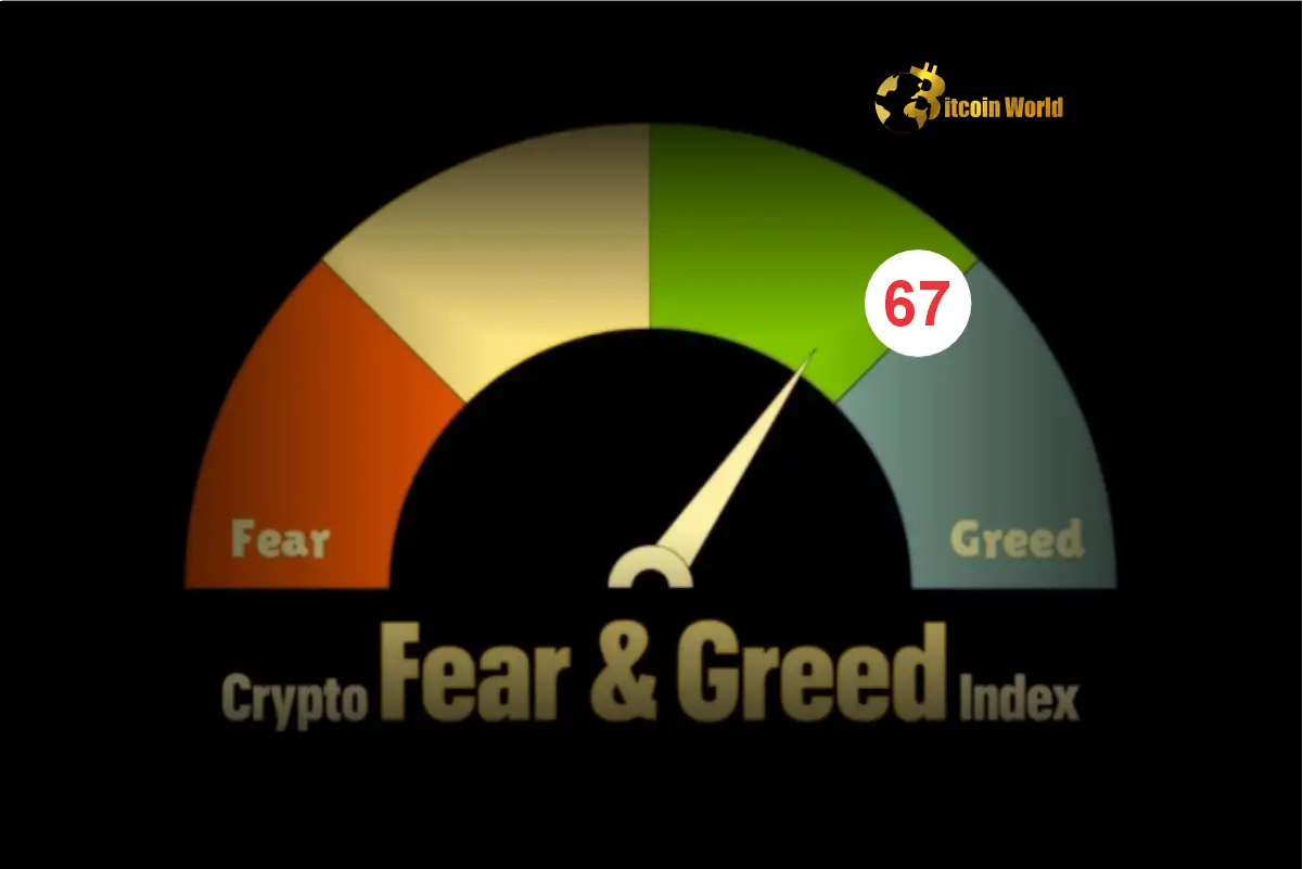 Urgent: Crypto Fear & Greed Index Surges into ‘Greed’ Zone at 67