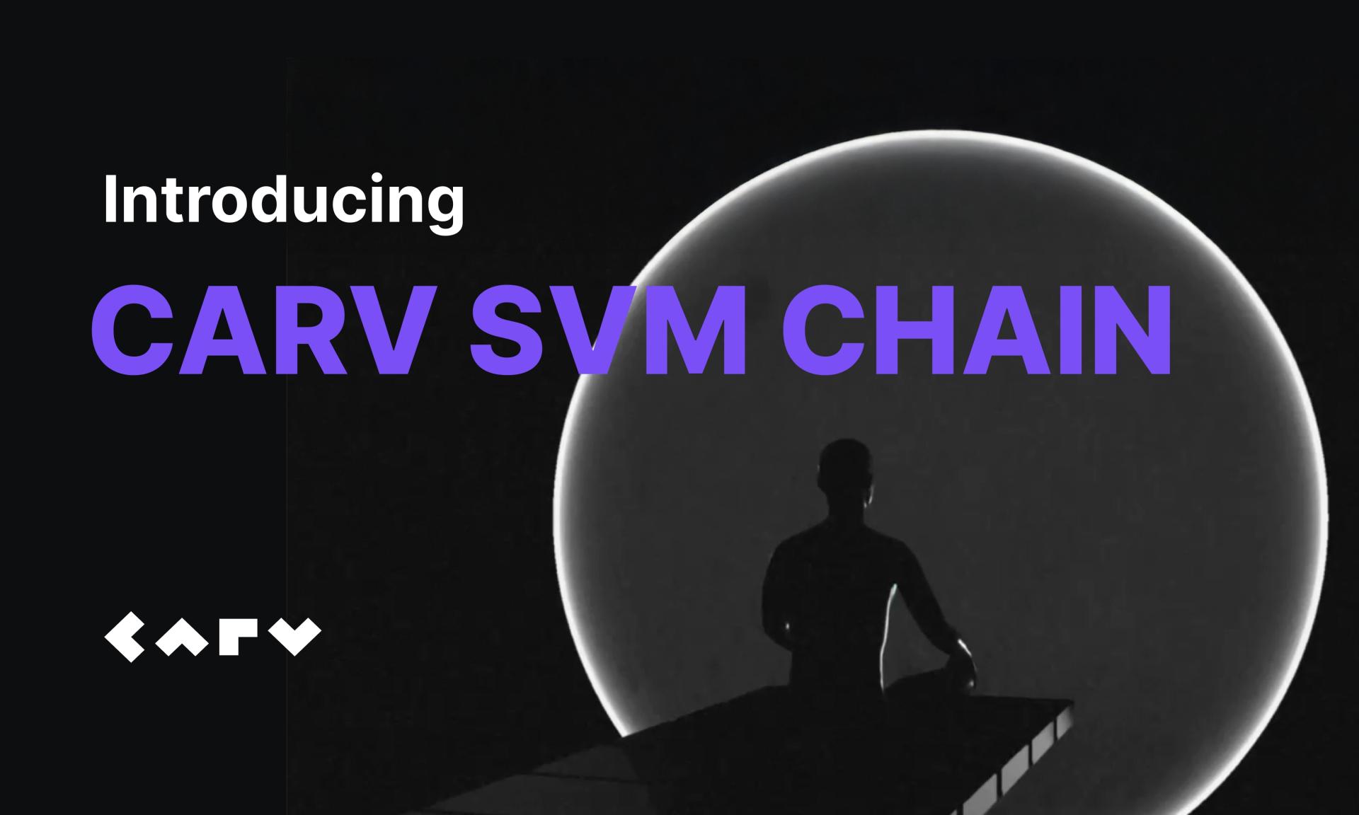 CARV Announces the Launch of CARV SVM Chain Testnet: Empowering AI Agents, Redefining Data Sovereignty (7 Jan)