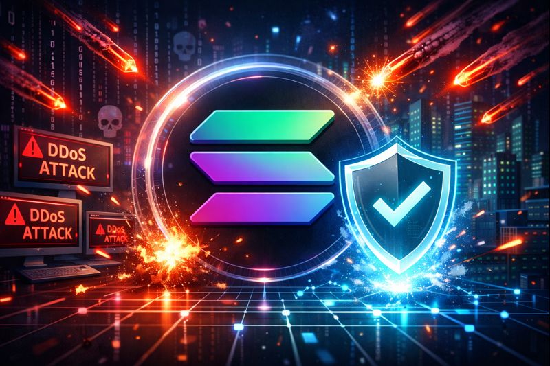 Solana Withstands Massive DDoS Attack as Network Maintains Zero Downtime