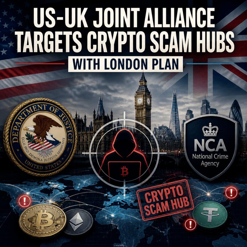 US-UK Joint Alliance Targets Crypto Scam Hubs with London Plan