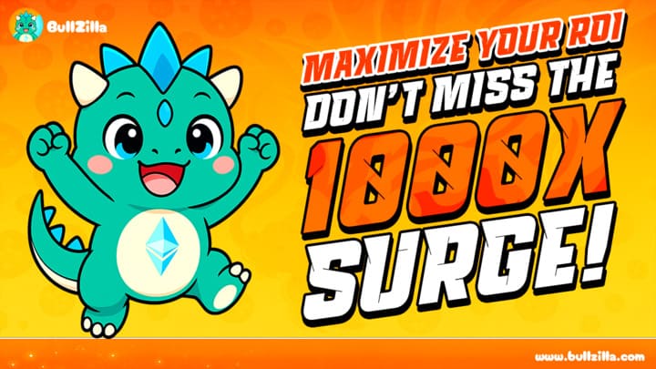 Missed Ethereum’s ICO? BullZilla’s 1000x Presale Is Becoming the Top Crypto Presale to Join Now