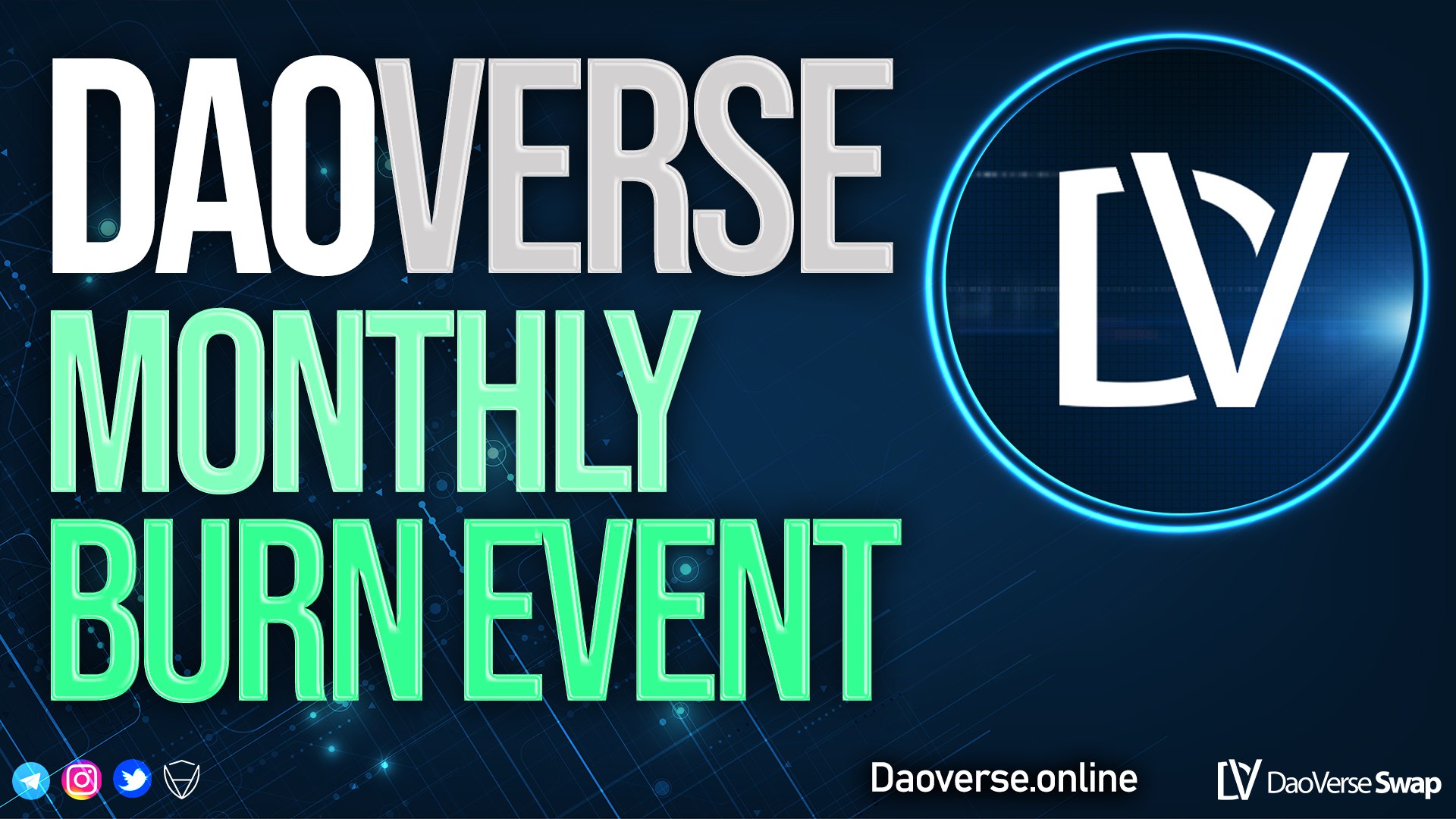 DaoVerse Monthly Burn Event! 🔥 