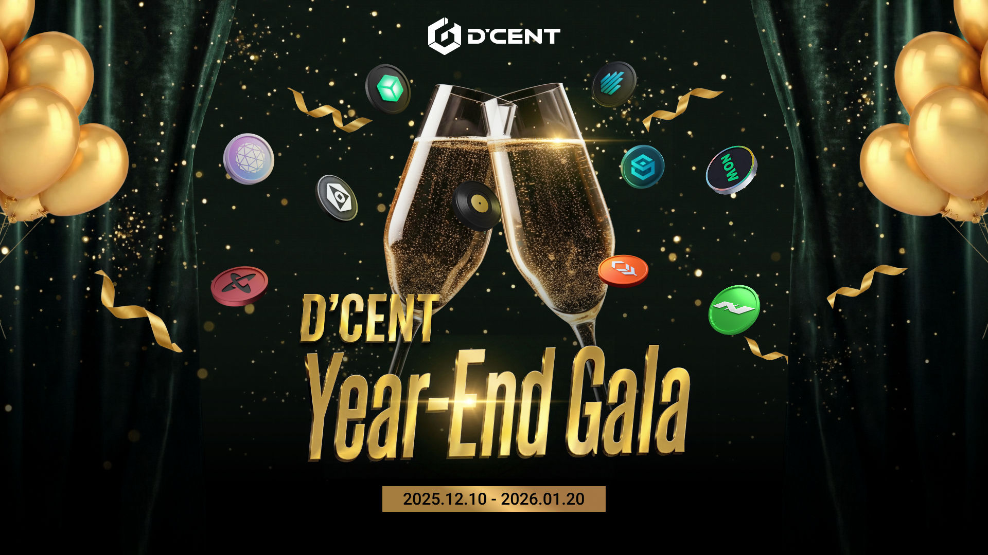 Celebrate Self-Custody: D'CENT Year End Gala Airdrop 2025