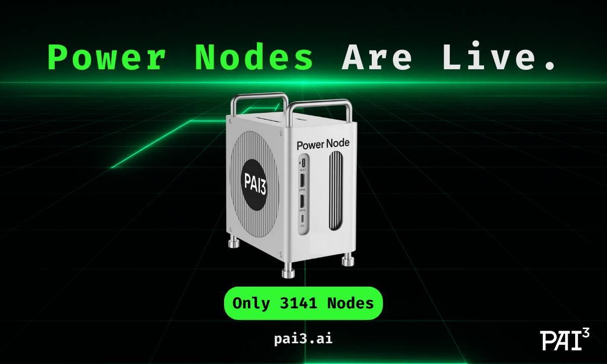 PAI3 Launches Decentralized AI Hardware Node to Advance Community-Controlled Infrastructure (10 Sep)