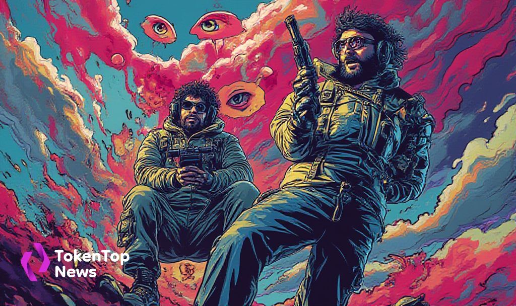Promotional image for the Four.meme & Jager Hunter's Major 2025 Airdrop Event
