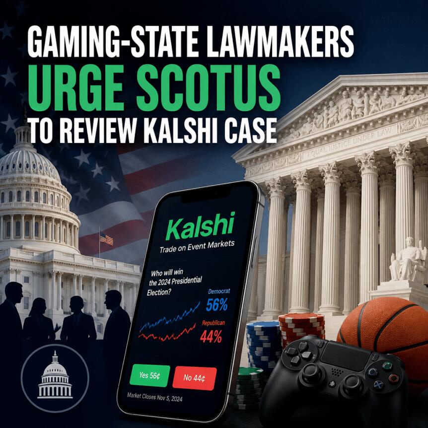 Gaming-State Lawmakers Urge SCOTUS to Review Kalshi Case