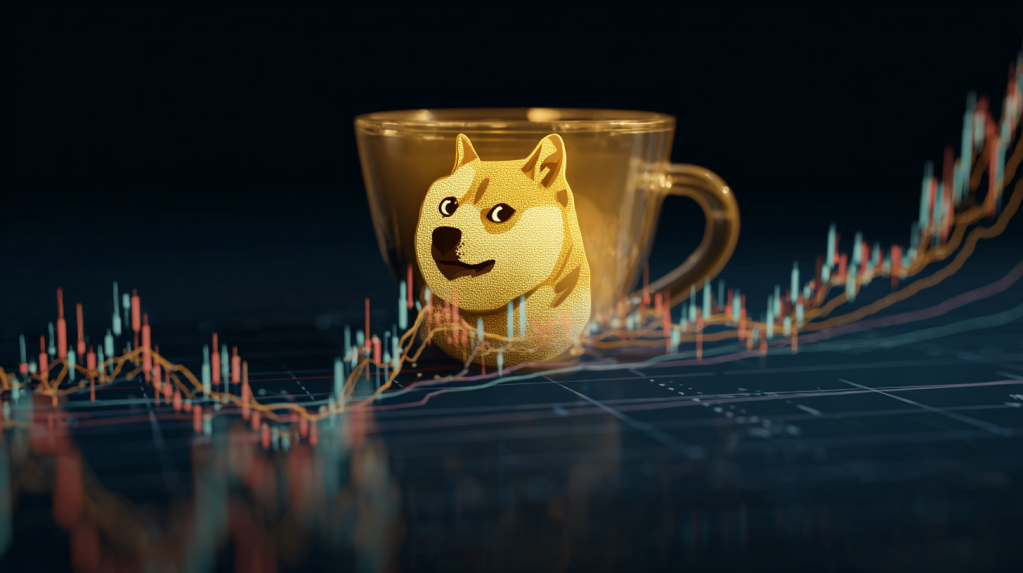 Dogecoin Forms a Cup and Handle Pattern, Targeting $0.47 and Higher
