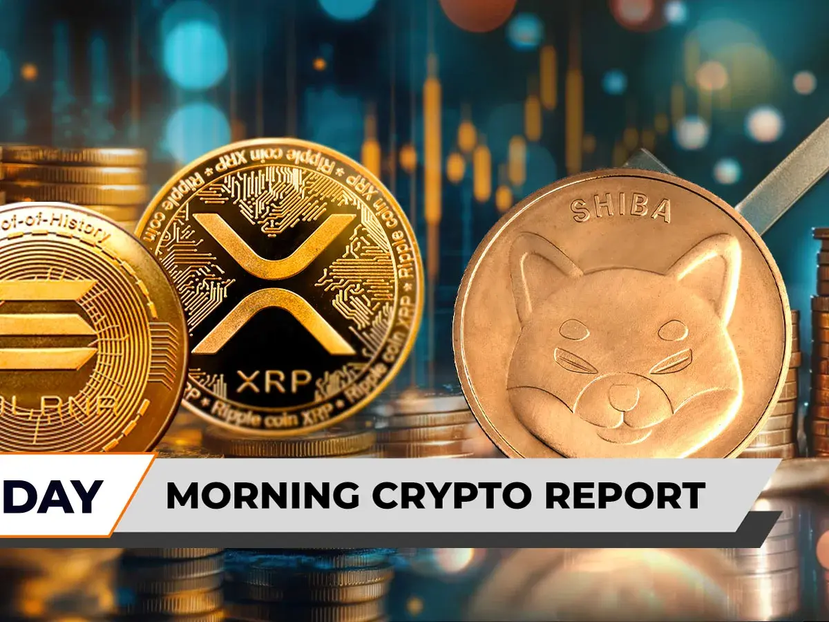 Morning Crypto Report: XRP Ready to Unlock Solana, Shiba Inu (SHIB) Rockets 30% in Volume, SpaceX Moves $100 Million in Bitcoin While Elon M...