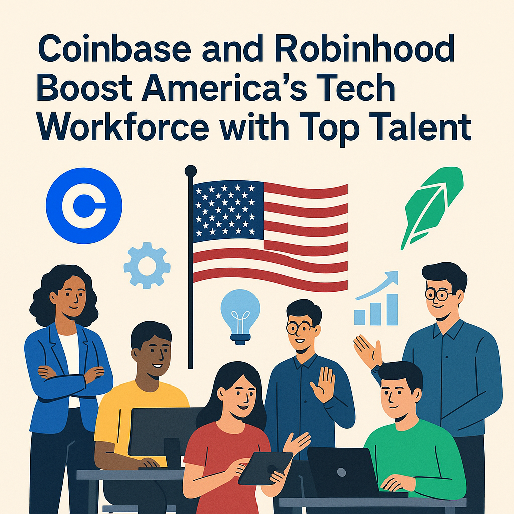 Coinbase and Robinhood Boost America’s Tech Workforce with Top Talent