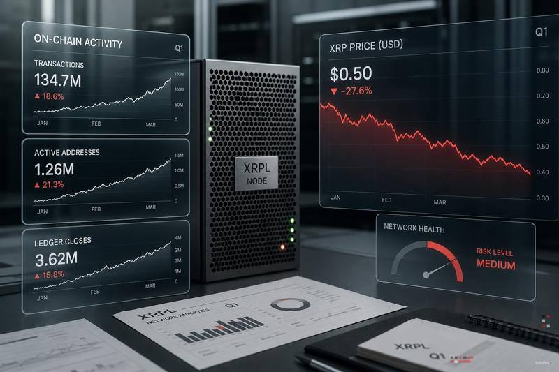 Messari Says XRP Ledger Activity Rose in Q1 Despite XRP Drop