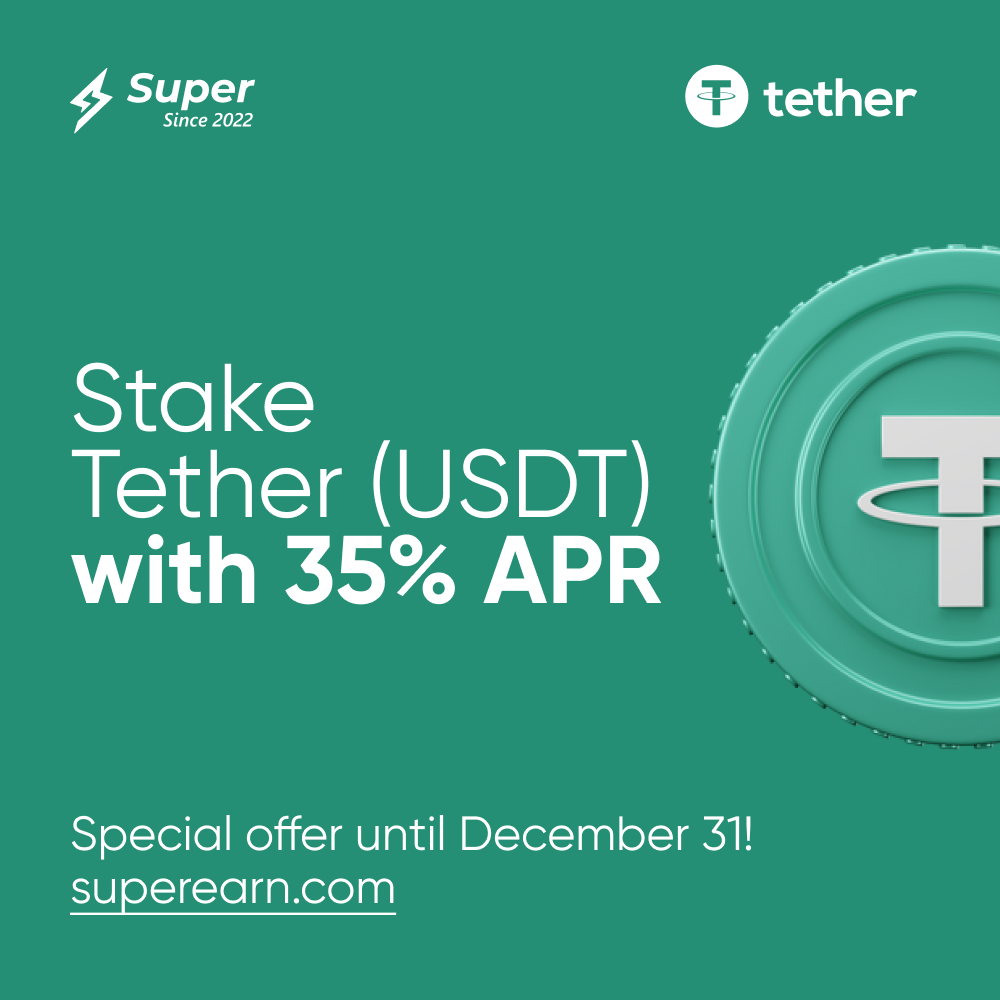 USDT Staking at 35% APR: A Special Offer from Super Wallet