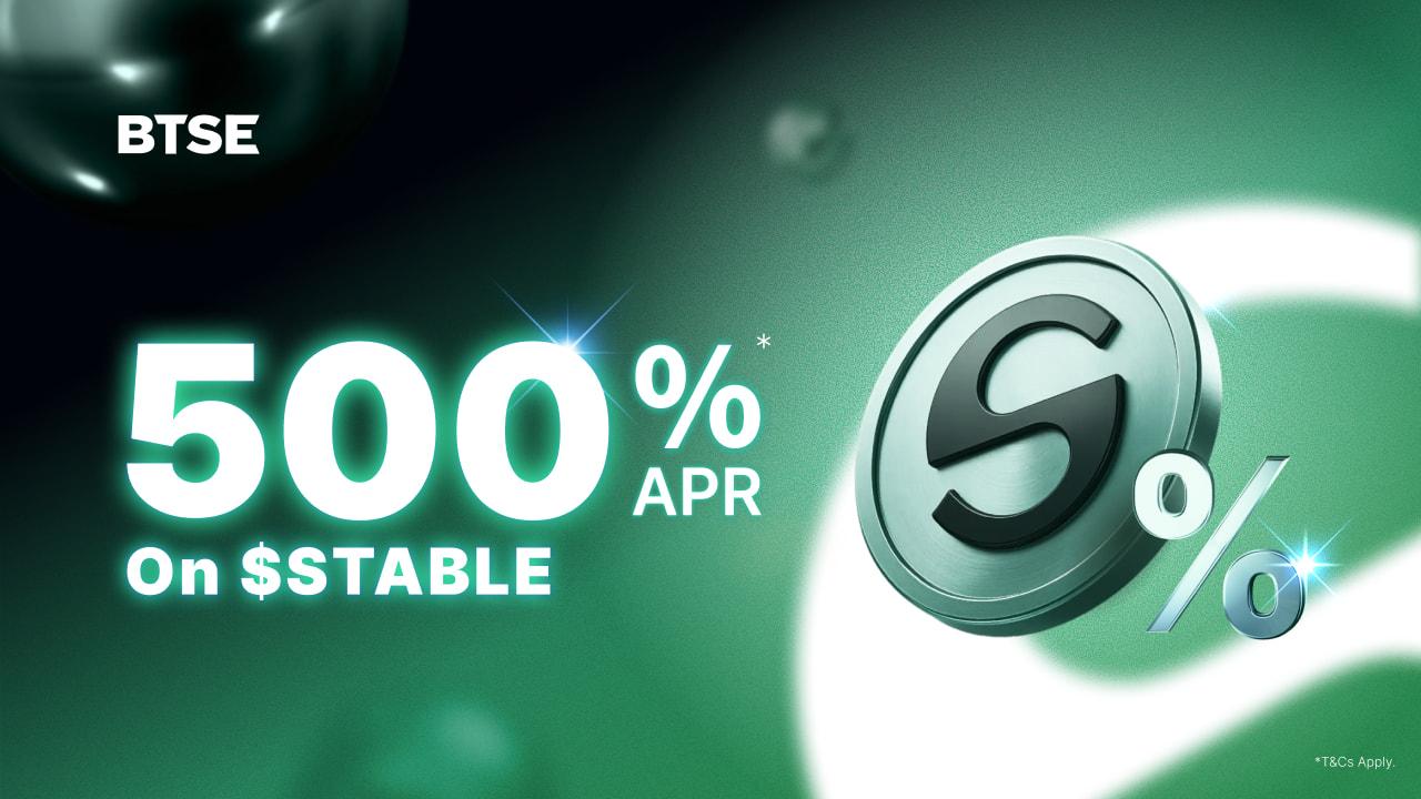 BTSE Unveils Stable Staking: A Major Initiative Offering Up to 500% APR (11 Dec)