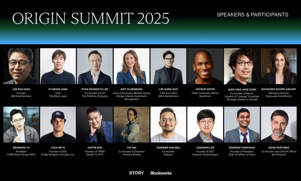 Origin Summit Unveils Second Wave of Global Icons Ahead of Debut During KBW (10 Sep)