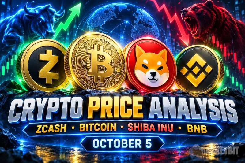 Zcash, Bitcoin, Shiba Inu & Binance Coin Price Analysis for October 5