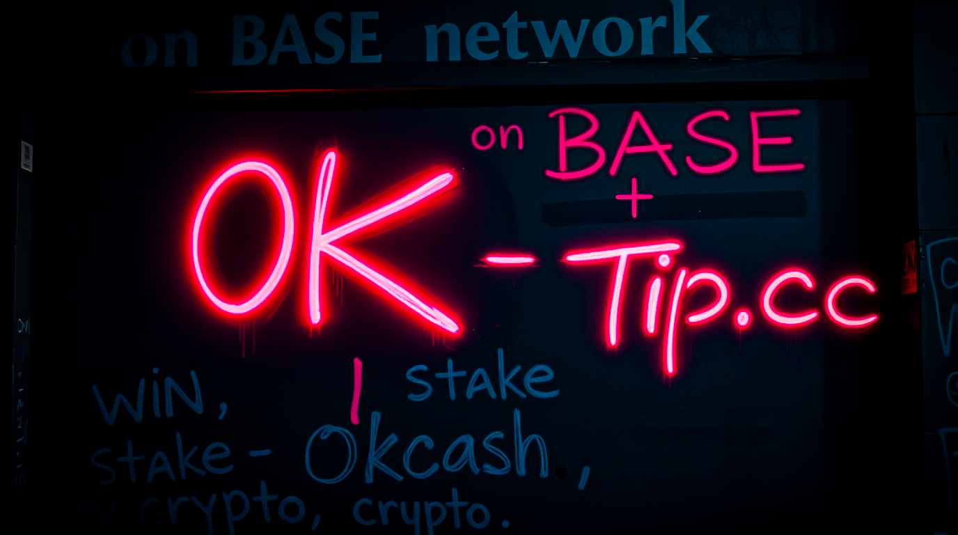 OK Makes a Splash on Discord: Okcash Now Integrated with tip.cc on BASE Chain