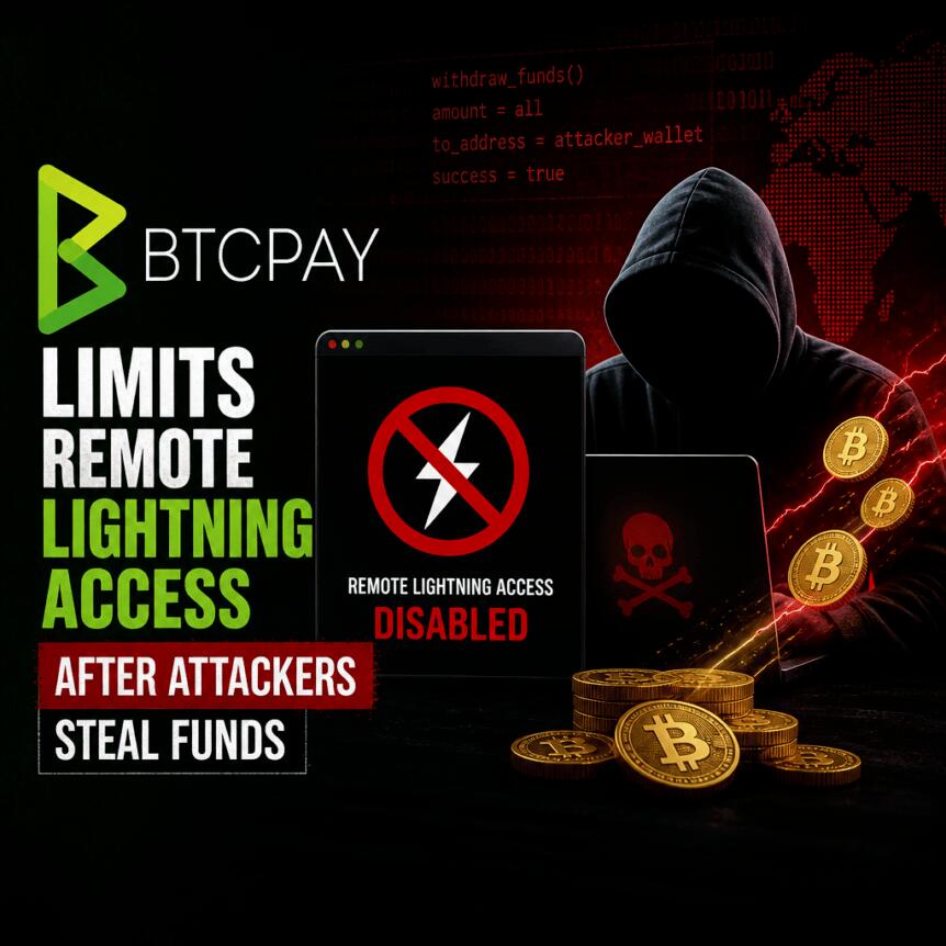 BTCPay Limits Remote Lightning Access After Attackers Steal Funds