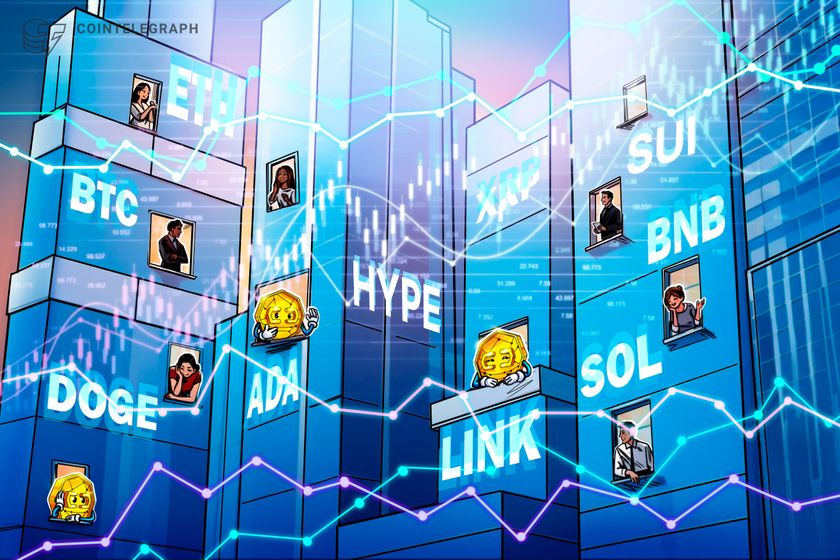 Price predictions 9/3: BTC, ETH, XRP, BNB, SOL, DOGE, ADA, LINK, HYPE, SUI
