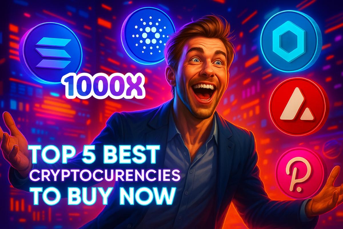 Top 5 Best Cryptocurrencies to Buy Now for 20x Potential Gains Into 2025 — Solana, Cardano and DOT Lead
