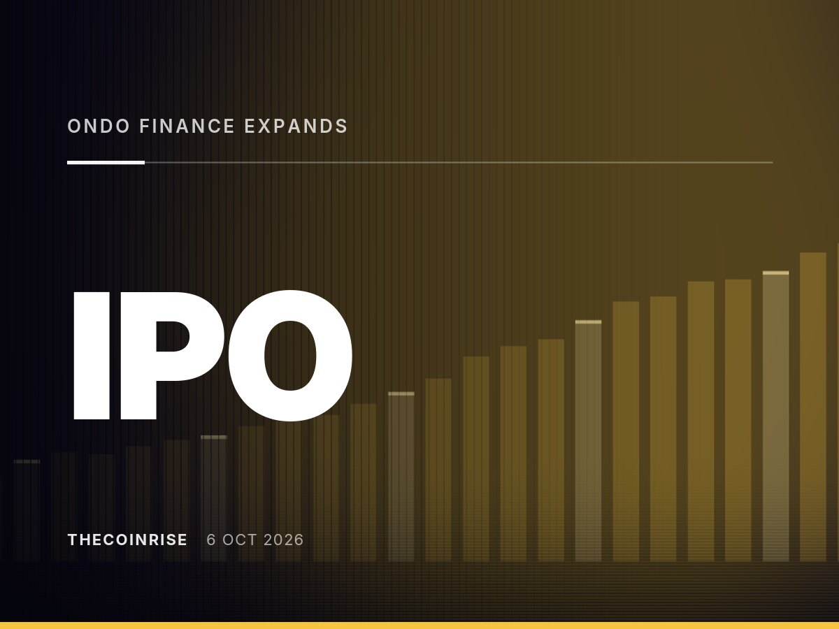 Ondo Finance Expands Into Private Markets With Tokenized Pre-IPO AI Exposure