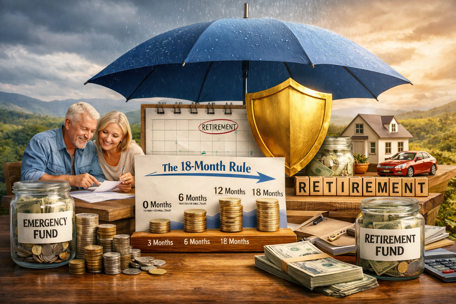 The 18-Month Rule: 9 Essential Tricks to Bulletproof Your Retirement Rainy Day Fund