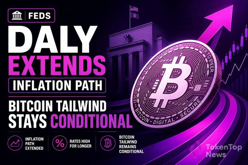 Fed's Daly Extends Inflation Path, Bitcoin Tailwind Stays Conditional