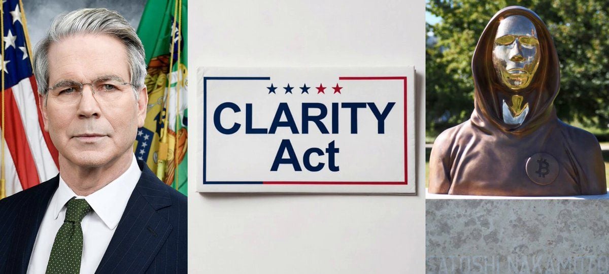 US Treasury Secretary Cites Satoshi Nakamoto To Back CLARITY Act
