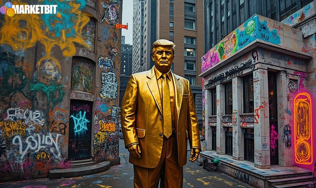 Golden Trump Statue and Cryptocurrency: A Symbol of Economic Change