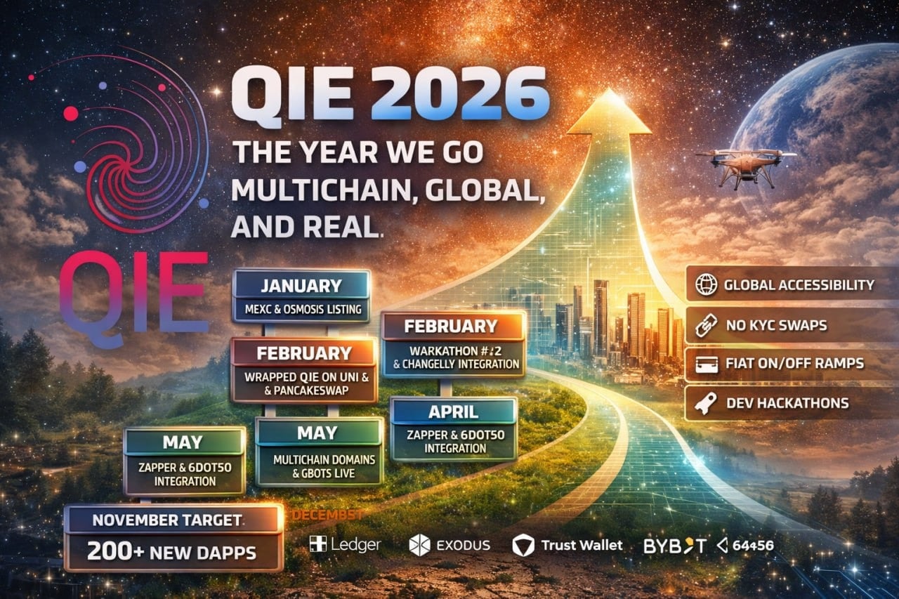 QIE 2026 Roadmap: Building the Infrastructure for Real Web3 Use