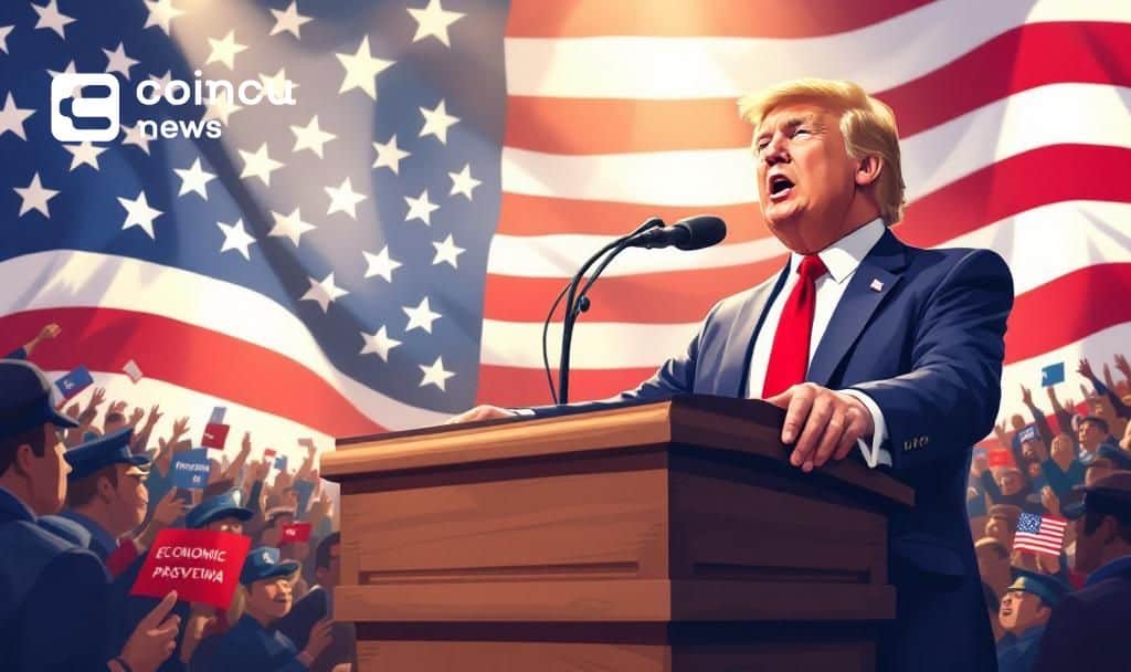 Bitcoin Market Awaits Potential Impact from Trump's Economic Speech