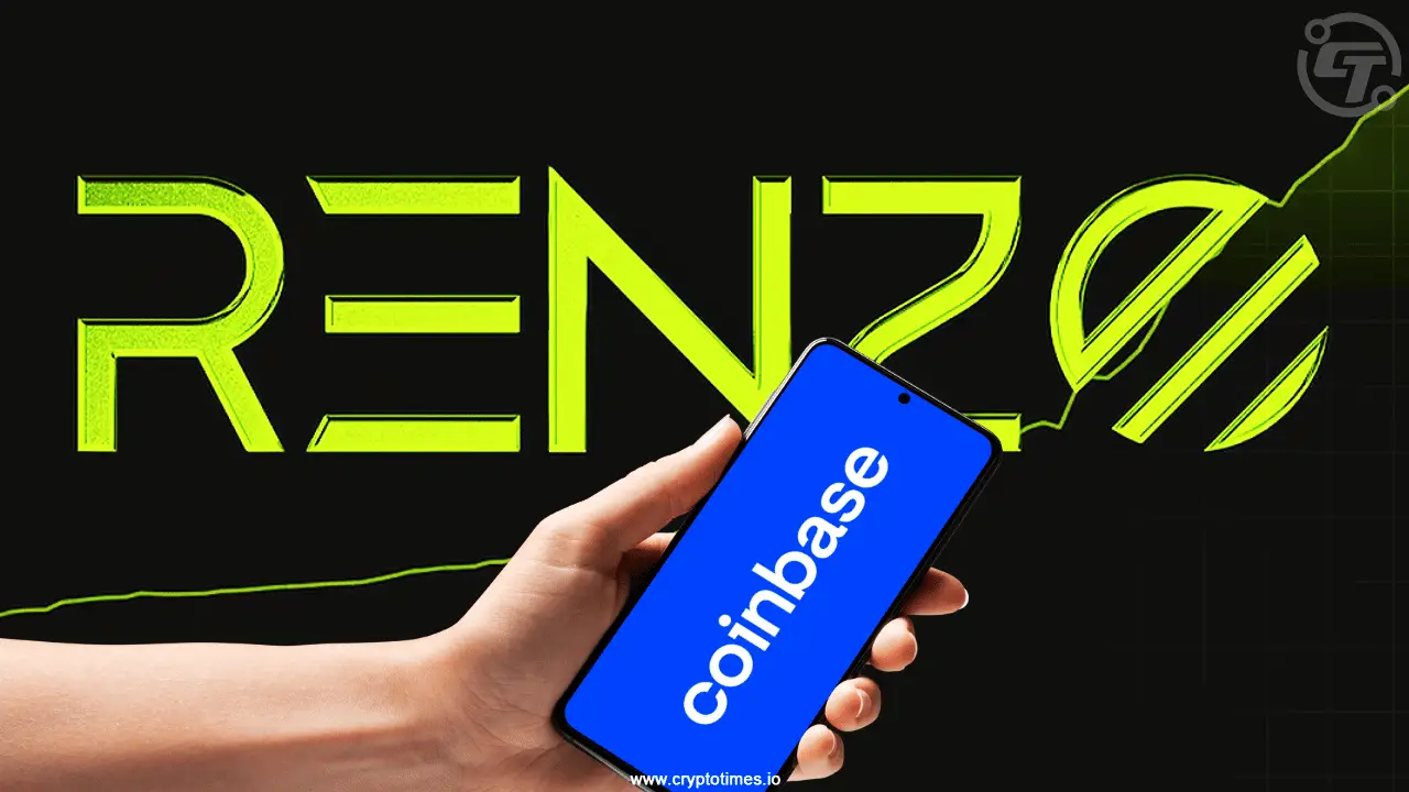 Renzo (REZ) Token Price Pumps 50% After Coinbase Listing Announcement