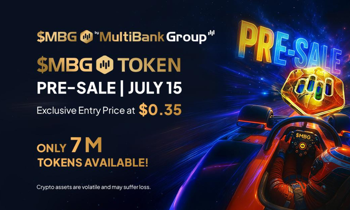 $MBG Token Pre-Sale Set for July 15 — Only 7 million Tokens Available at $0.35 (10 Jul)