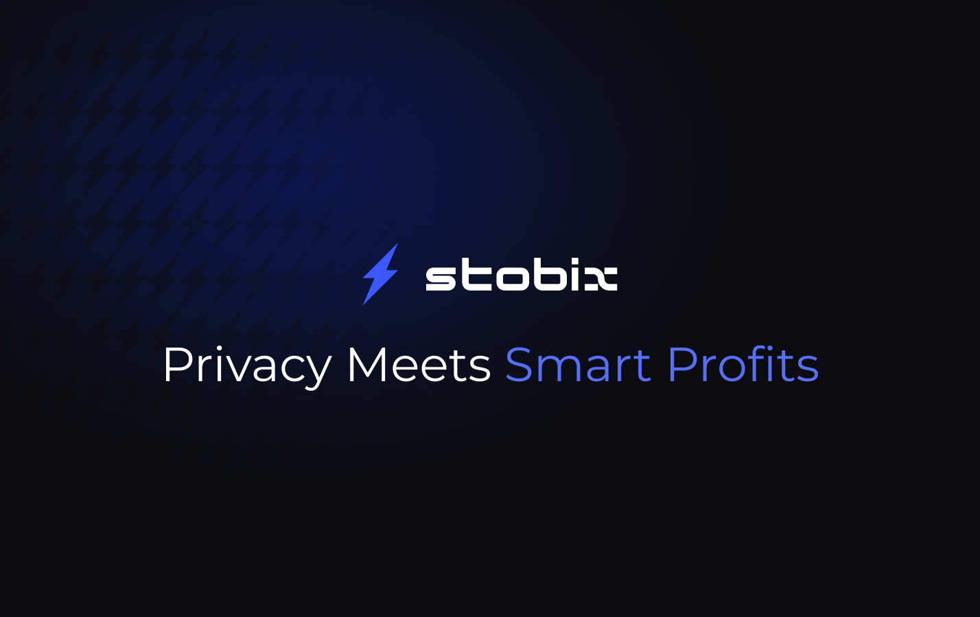 Stobix Launches Privacy-First Crypto Platform With High-Yield Investments and Lightning-Fast Futures Trading