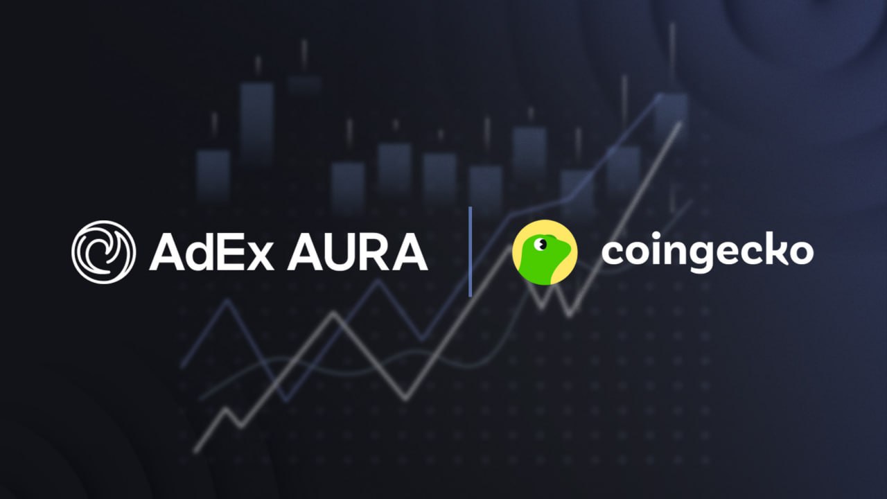 AdEx, CoinGecko Team Up to Power AURA AI with Live On-Chain Data