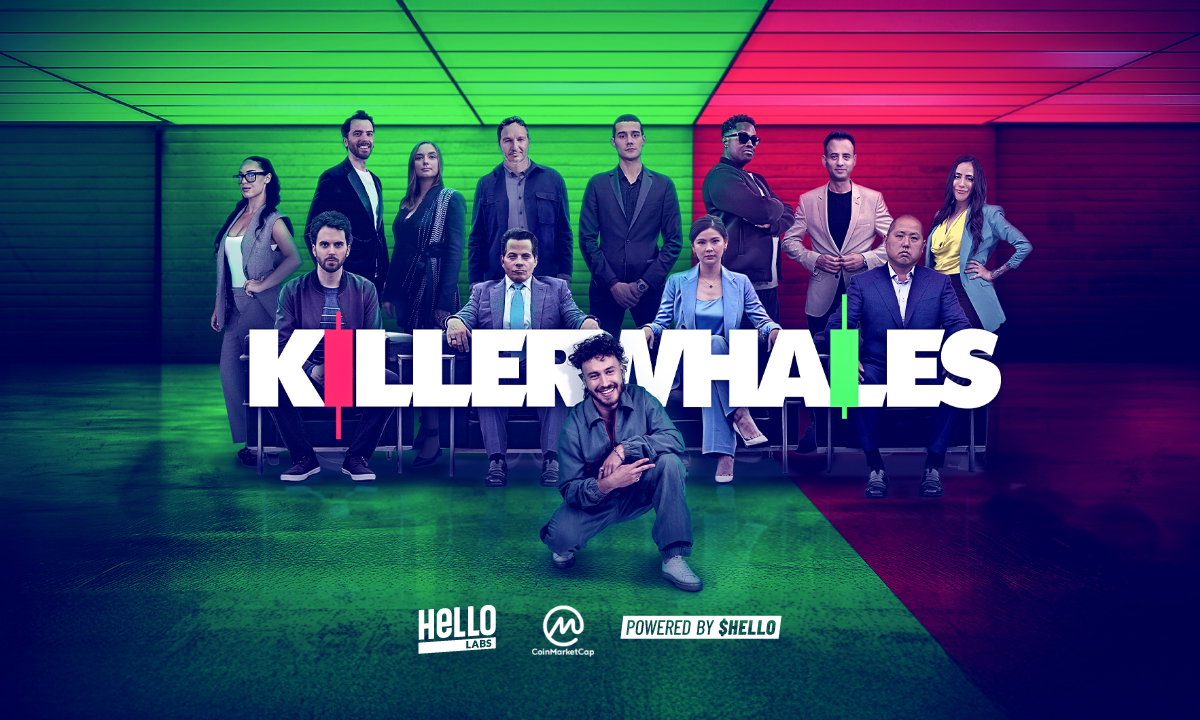 CoinMarketCap, Hello Labs Releasing Season 2 of Killer Whales to 600M Screens (12 Feb)