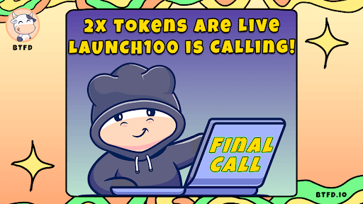 Best New Meme Coins to Buy Today: BTFD Coin’s LAUNCH100 Nears End as Dogecoin Slips and Dogwifhat Joins Coinbase Index