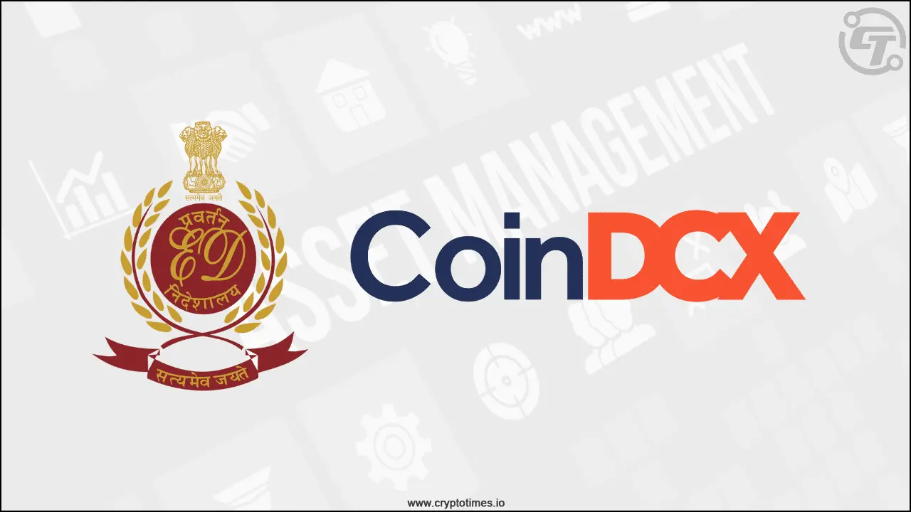 ED Partners With CoinDCX For Custody Management Of Seized Assets