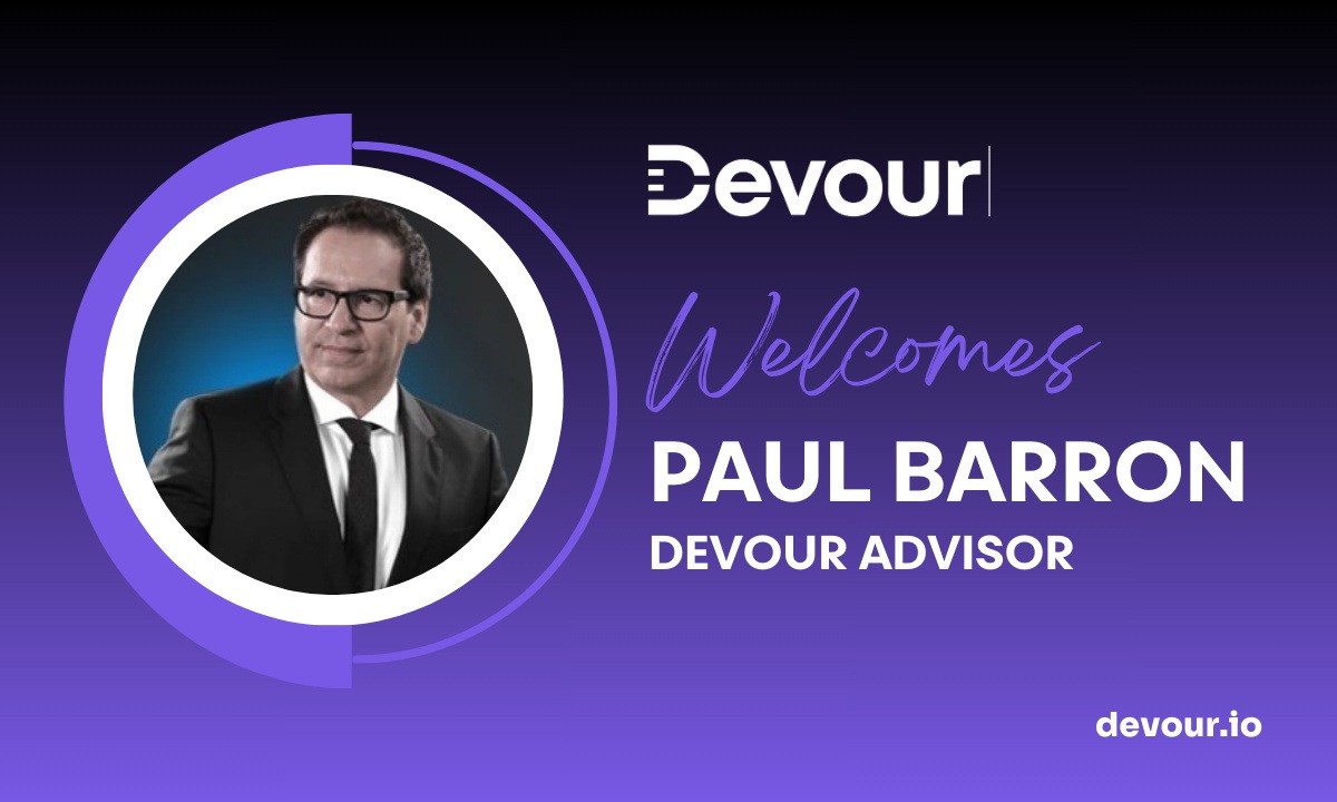Devour.io Announces Tech Analyst and Media Expert Paul Barron as Advisor (29 Jan)